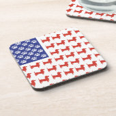 愛国的なダックスシャント・ドキシ コースター (左側)