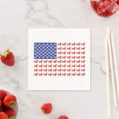 愛国的なダックスフント スタンダードカクテルナプキン (インサイチュ)