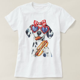 愛国的なダルメシアン Tシャツ
