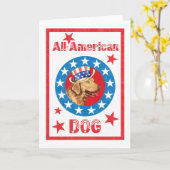 愛国的なチェッシー カード (黄色い花)