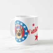 愛国的なチヌーク コーヒーマグカップ (正面左)