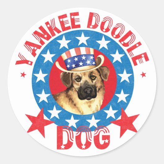 愛国的なチヌーク ラウンドシール (正面)