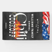 愛国的なチリクックオフ素朴クックオフコンテスト 横断幕 (横)