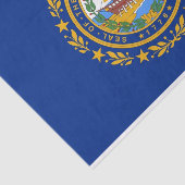 愛国的なティッシュペーパーとニューハンプシャー州旗 薄葉紙 (詳細)