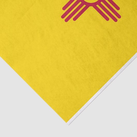 愛国的なティッシュペーパーとニューメキシコ州旗 薄葉紙 (詳細)