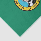 愛国的なティッシュペーパーと国旗のワシントン州 薄葉紙 (詳細)