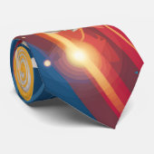 愛国的なテキサス州国旗のネクタイ – 赤、白、青 ネクタイ (ロール)