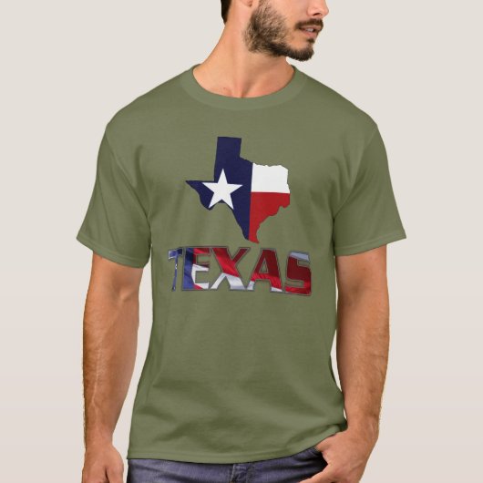 愛国的なテキサス Tシャツ (正面)