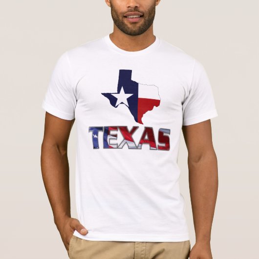 愛国的なテキサス Tシャツ (正面)