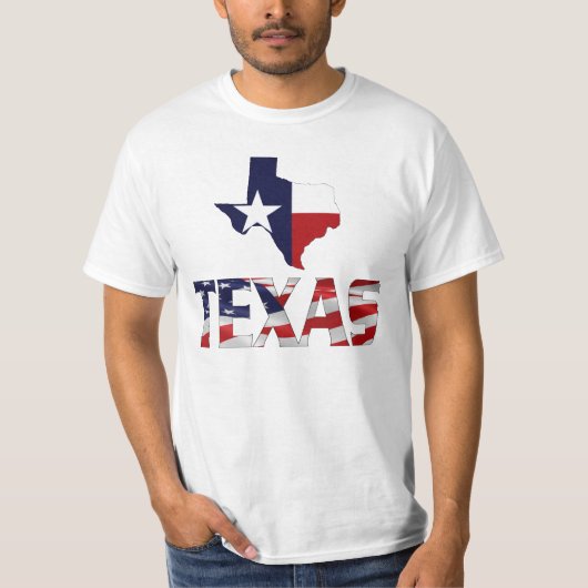 愛国的なテキサス Tシャツ (正面)