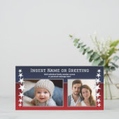 愛国的なテーマの写真 - 即時ダウンロードオプション シーズンカード (スタンド正面)