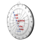 愛国的なテーマダーツボード ダーツボード (正面右)