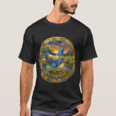 愛国的なデラウェア州のシンボル Tシャツ (正面)