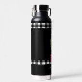 愛国的なデンマーク真空絶縁デンマーク国旗 ウォーターボトル (正面)