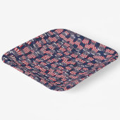 愛国的なトップハット ペーパープレート (傾斜あり)