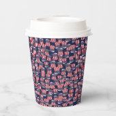 愛国的なトップハット 紙コップ (裏面)