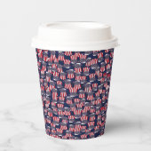 愛国的なトップハット 紙コップ (正面)