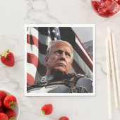 愛国的なトランプ スタンダードランチョンナプキン (インサイチュ)