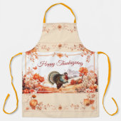 愛国的なトルコの感謝祭 エプロン (正面)