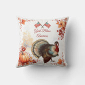 愛国的なトルコの感謝祭 クッション (裏面)