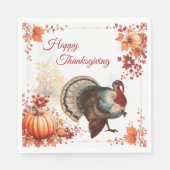 愛国的なトルコの感謝祭 スタンダードランチョンナプキン (正面)