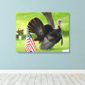 愛国的なトルコの支柱 キャンバスプリント (インサイチュ (ウッドフロア))