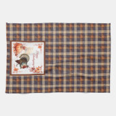 愛国的なトルコへの感謝の祈り キッチンタオル (横)