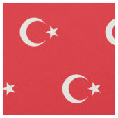 愛国的なトルコ国旗 ファブリック (クローズアップ)