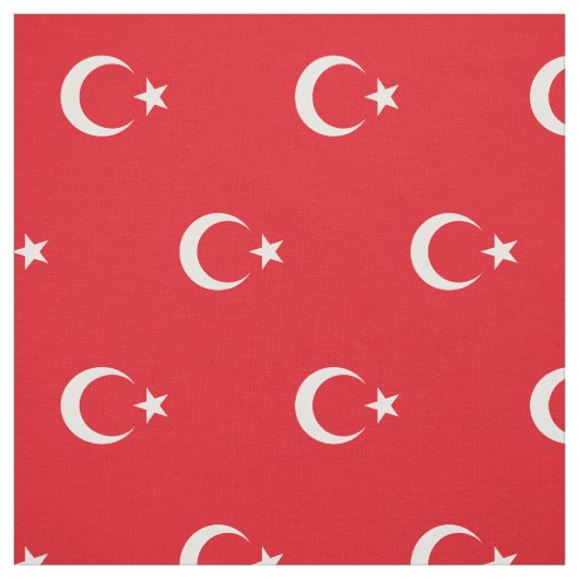 愛国的なトルコ国旗 ファブリック (見本)