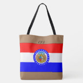 愛国的なトートショー私の愛ミズーリ トートバッグ (裏面)