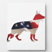 愛国的なドイツの羊飼い フォトプラーク (正面)