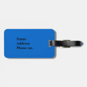 愛国的なドイツの羊飼い ラゲッジタグ (裏面横)