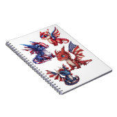 愛国的なドラゴン ノートブック (右側)
