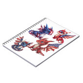 愛国的なドラゴン ノートブック (左側)