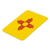 愛国的なニューメキシコ州旗 マグネット (左側)