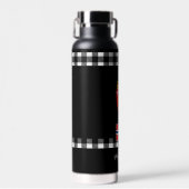 愛国的なノルウェー真空断熱、ノルウェー国旗 ウォーターボトル (正面)