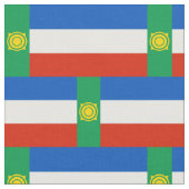 愛国的なハカシアの旗 ファブリック (クローズアップ)