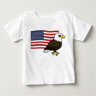愛国的なハゲワシ ベビーTシャツ