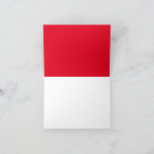 愛国的なハゲ飛んでいるワシUSAフリー自然アート カード (内部)