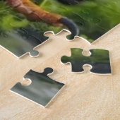 愛国的なハゲ・イーグルの父の日の野生動物の贈り物 ジグソーパズル (側面)