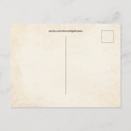 愛国的なハゲ・イーグル投票アメリカ国旗のヴィンテージ ポストカード (裏面)