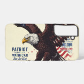 愛国的なハングルイーグルサムスンギャラクシーS22プラスケース SAMSUNG GALAXYケース (裏面横)