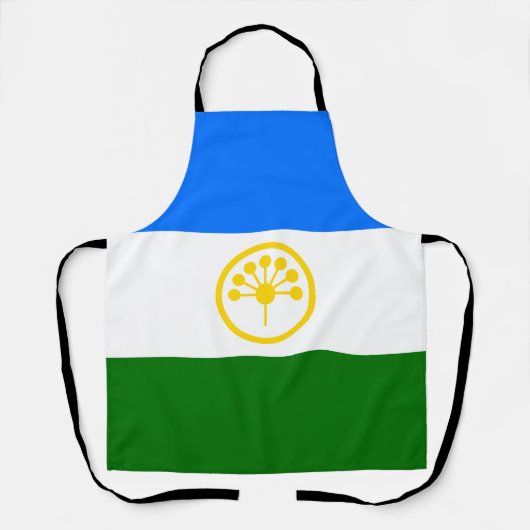 愛国的なバシコルトスタン共和国旗 エプロン (正面)