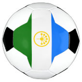 愛国的なバシコルトスタン共和国旗 サッカーボール (回転)