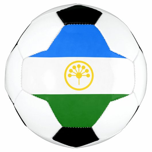 愛国的なバシコルトスタン共和国旗 サッカーボール (正面)