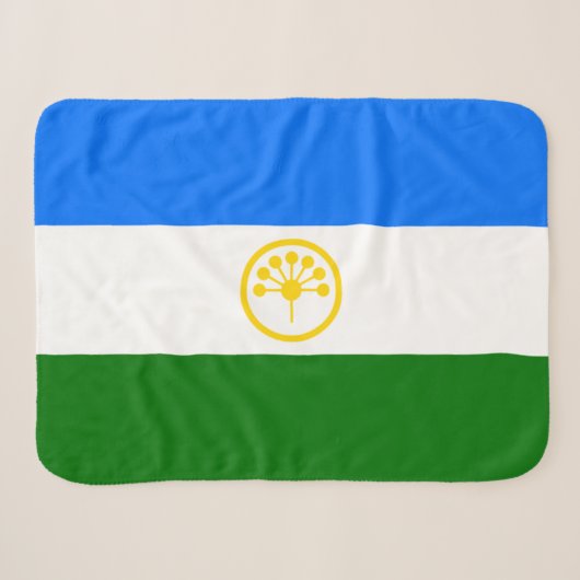 愛国的なバシコルトスタン共和国旗 シェルパブランケット (正面(横))