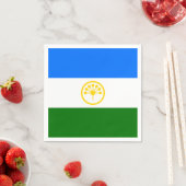 愛国的なバシコルトスタン共和国旗 スタンダードカクテルナプキン (インサイチュ)