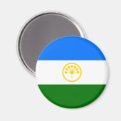 愛国的なバシコルトスタン共和国旗 マグネット (正面/裏面)