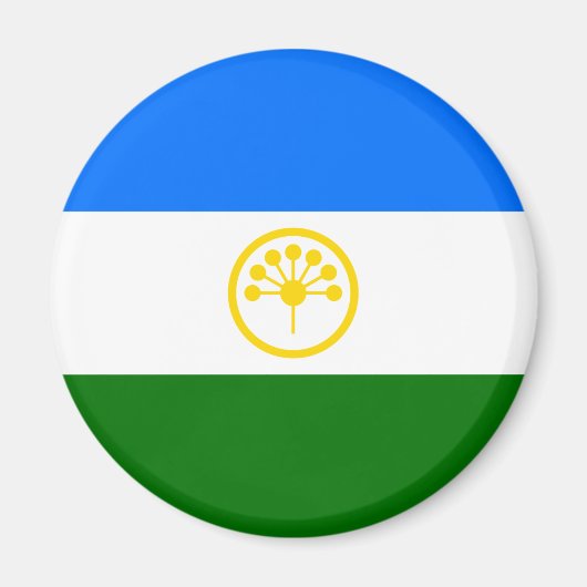 愛国的なバシコルトスタン共和国旗 マグネット (正面)