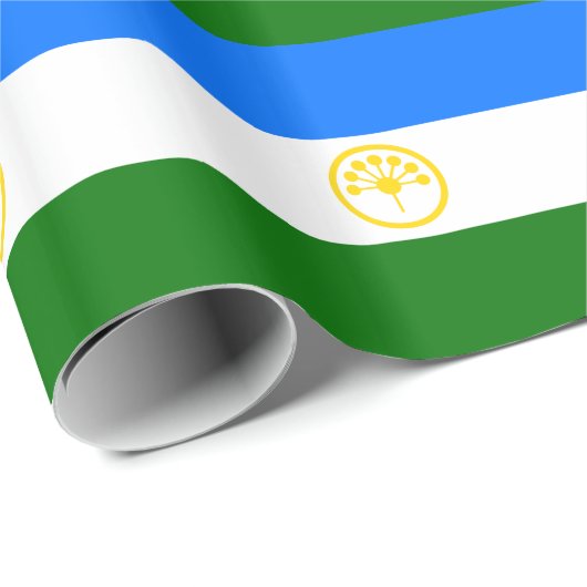 愛国的なバシコルトスタン共和国旗 ラッピングペーパー (ロールコーナー)